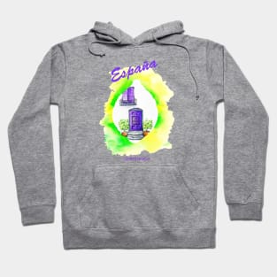 Espana Lavender Doorway & Lemon Trees Hoodie